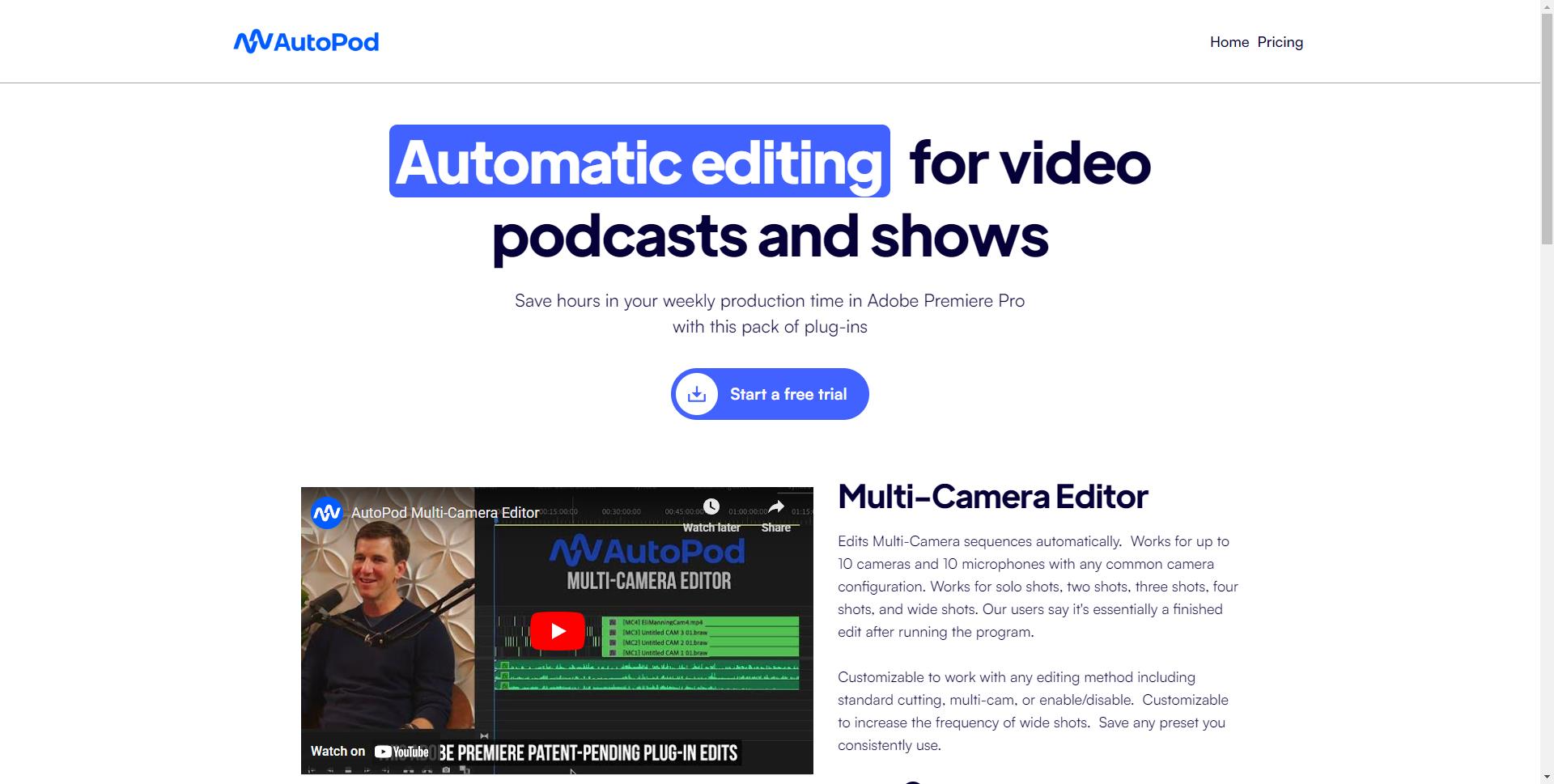 AutoPod screenshot