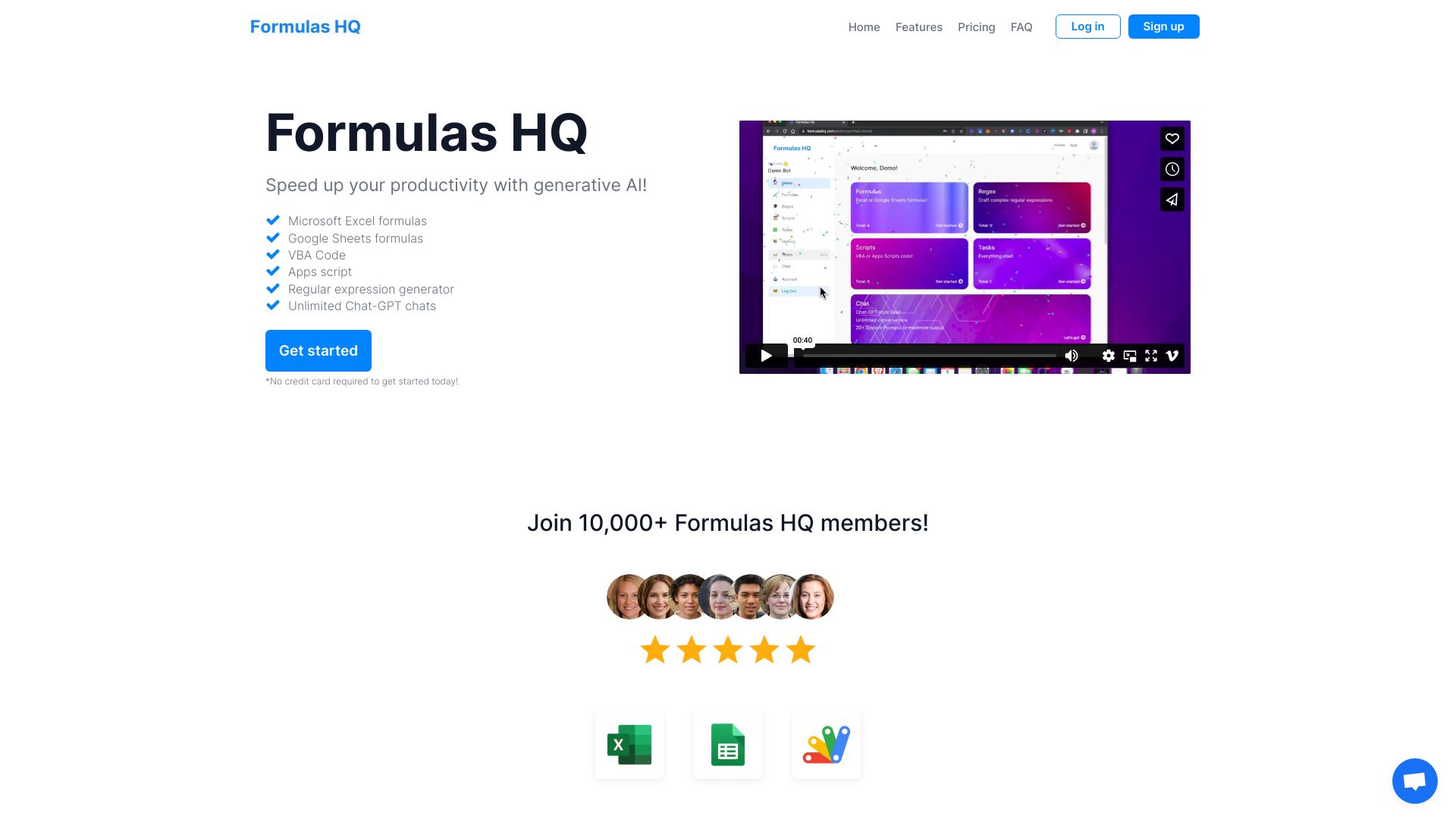 Formulas HQ screenshot