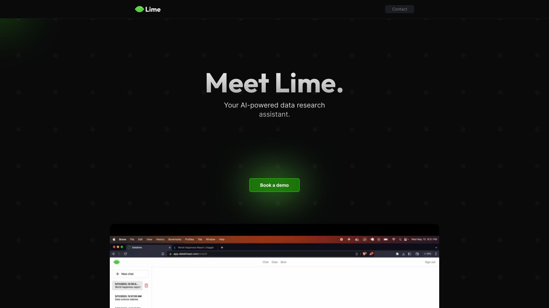 Lime screenshot