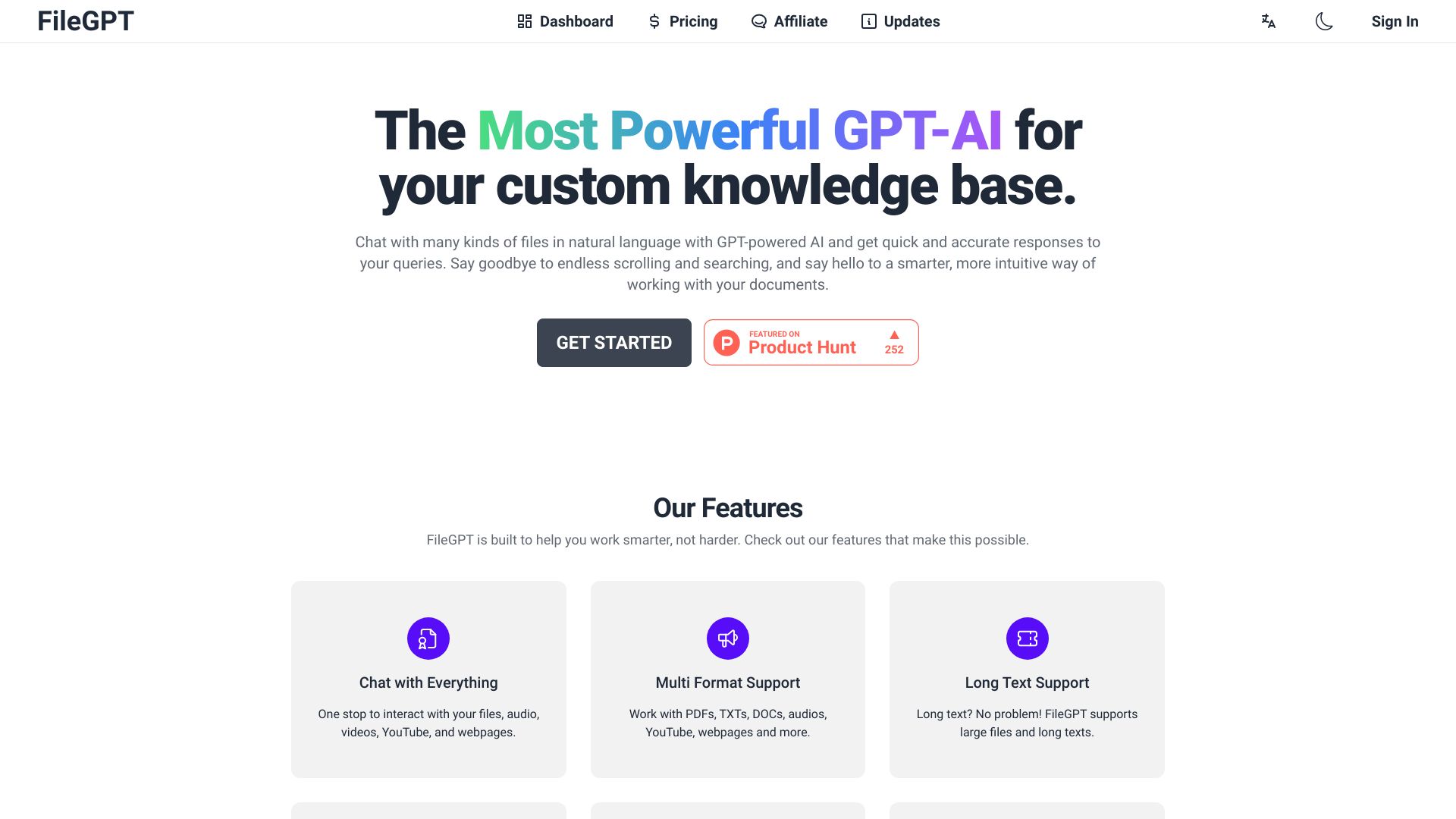 FileGPT screenshot