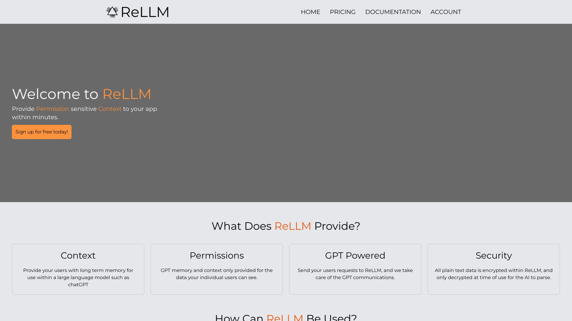 ReLLM screenshot