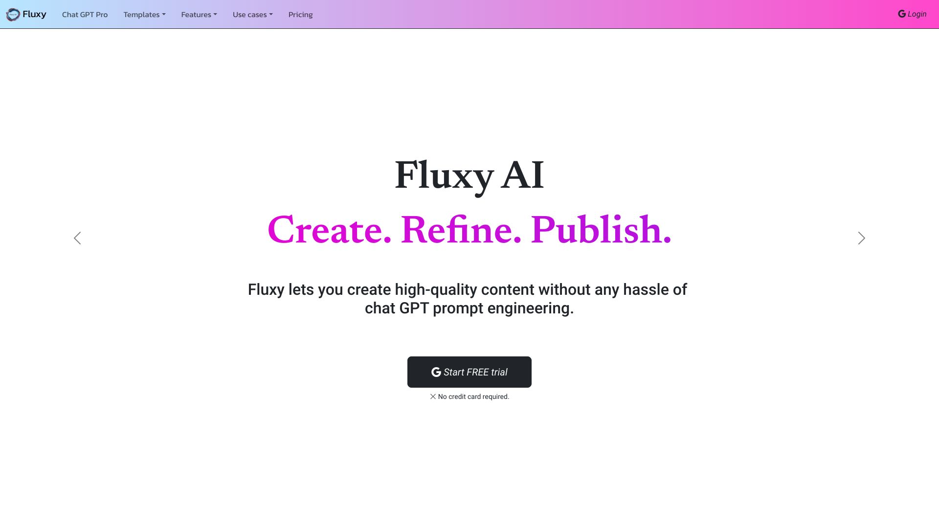 FLUXY AI screenshot