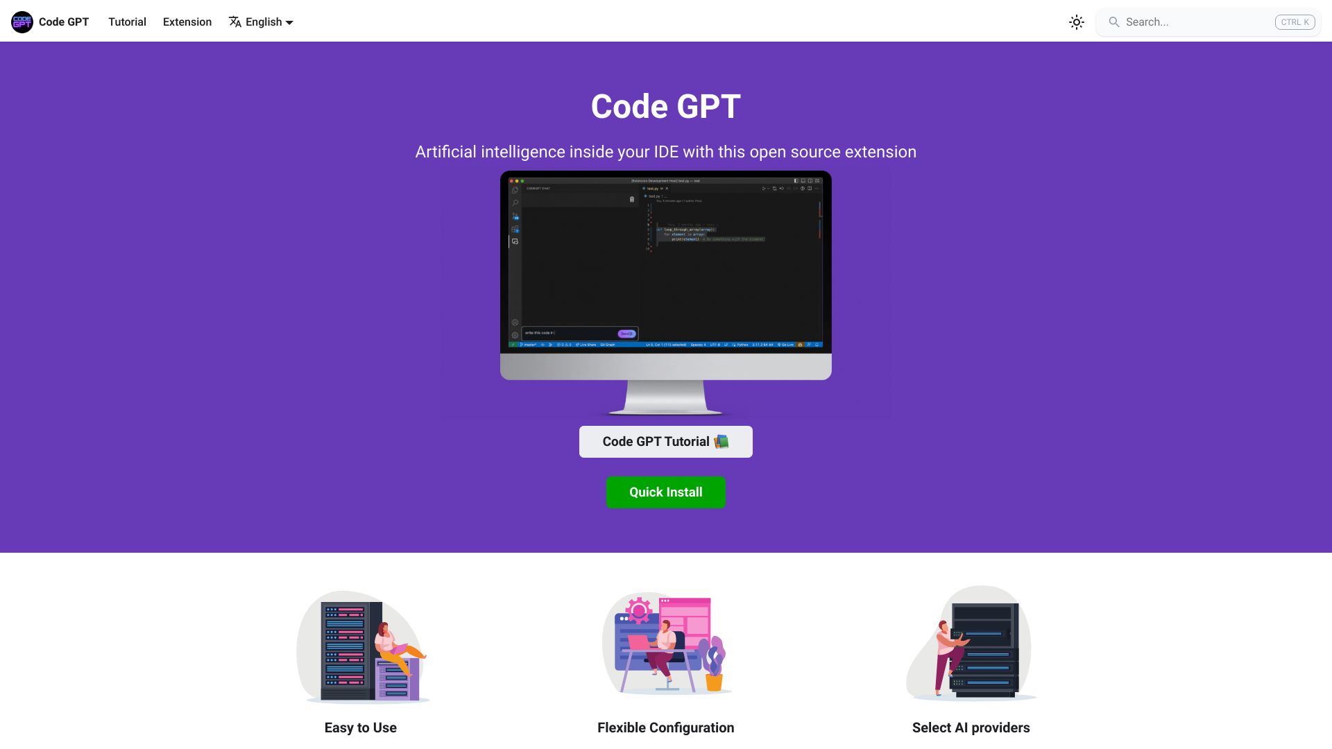 CodeGPT screenshot
