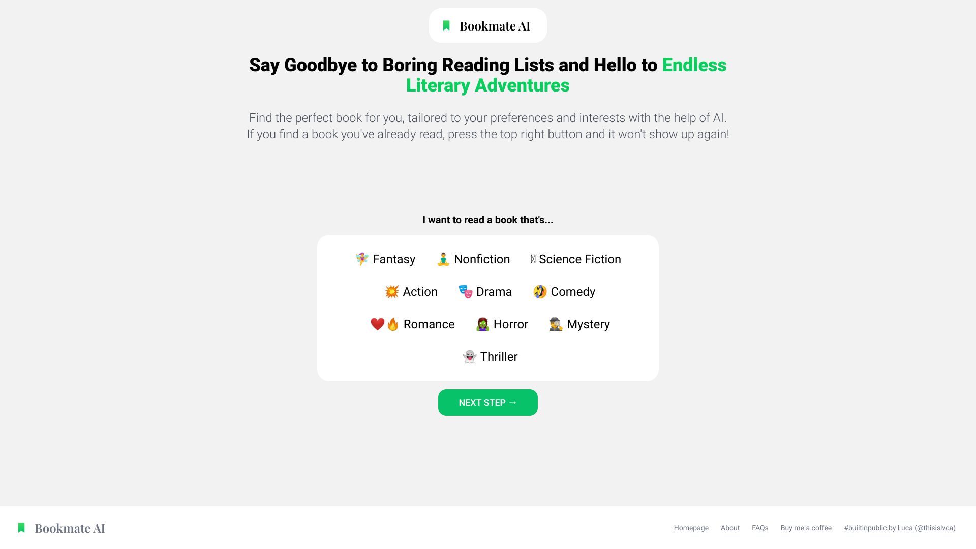 Bookmate AI screenshot