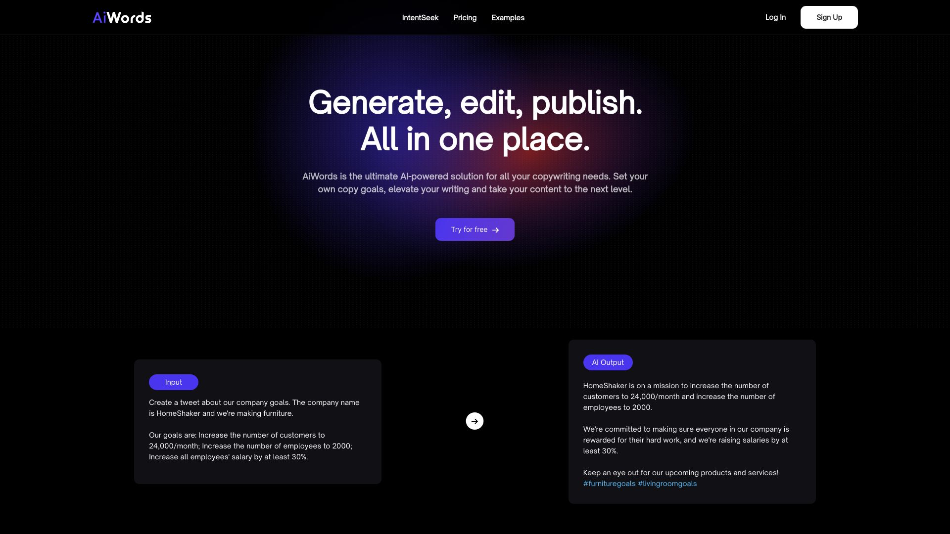 AiWords screenshot