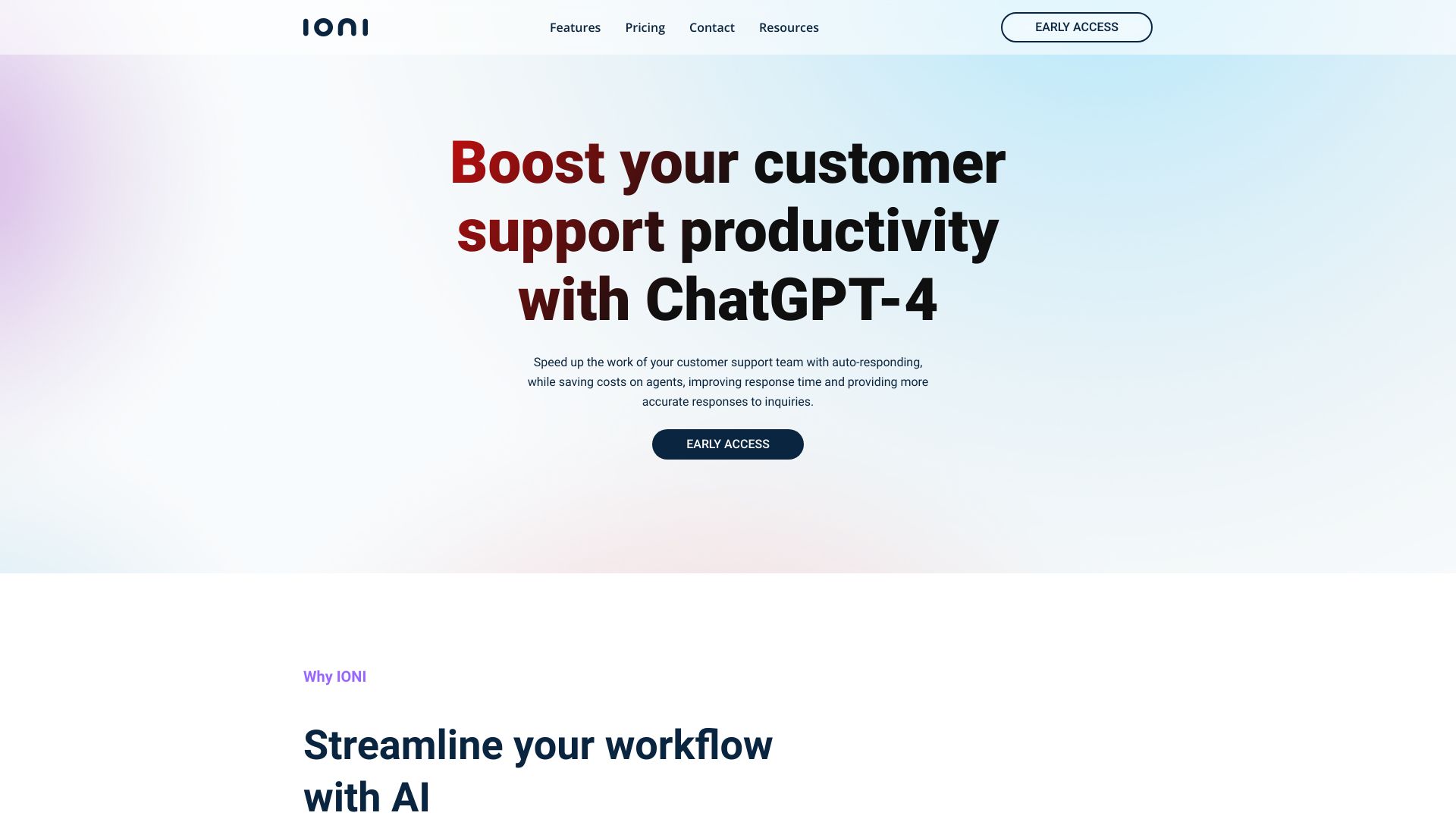 IONI screenshot