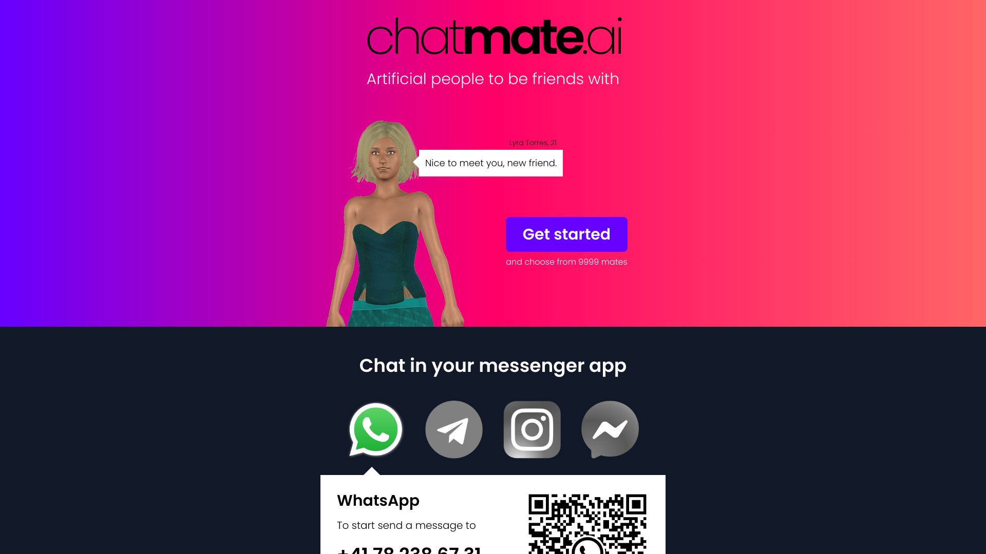Chatmate AI screenshot
