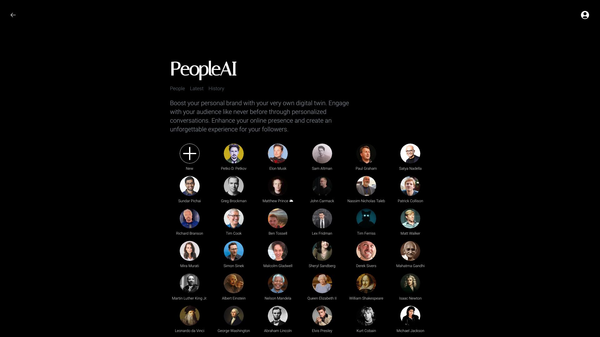 PeopleAI screenshot