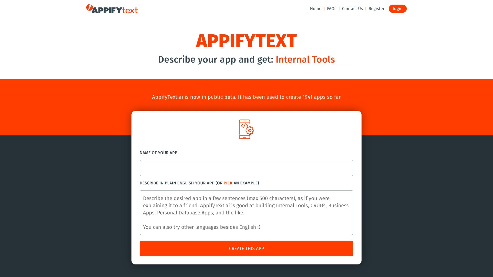 AppifyText screenshot