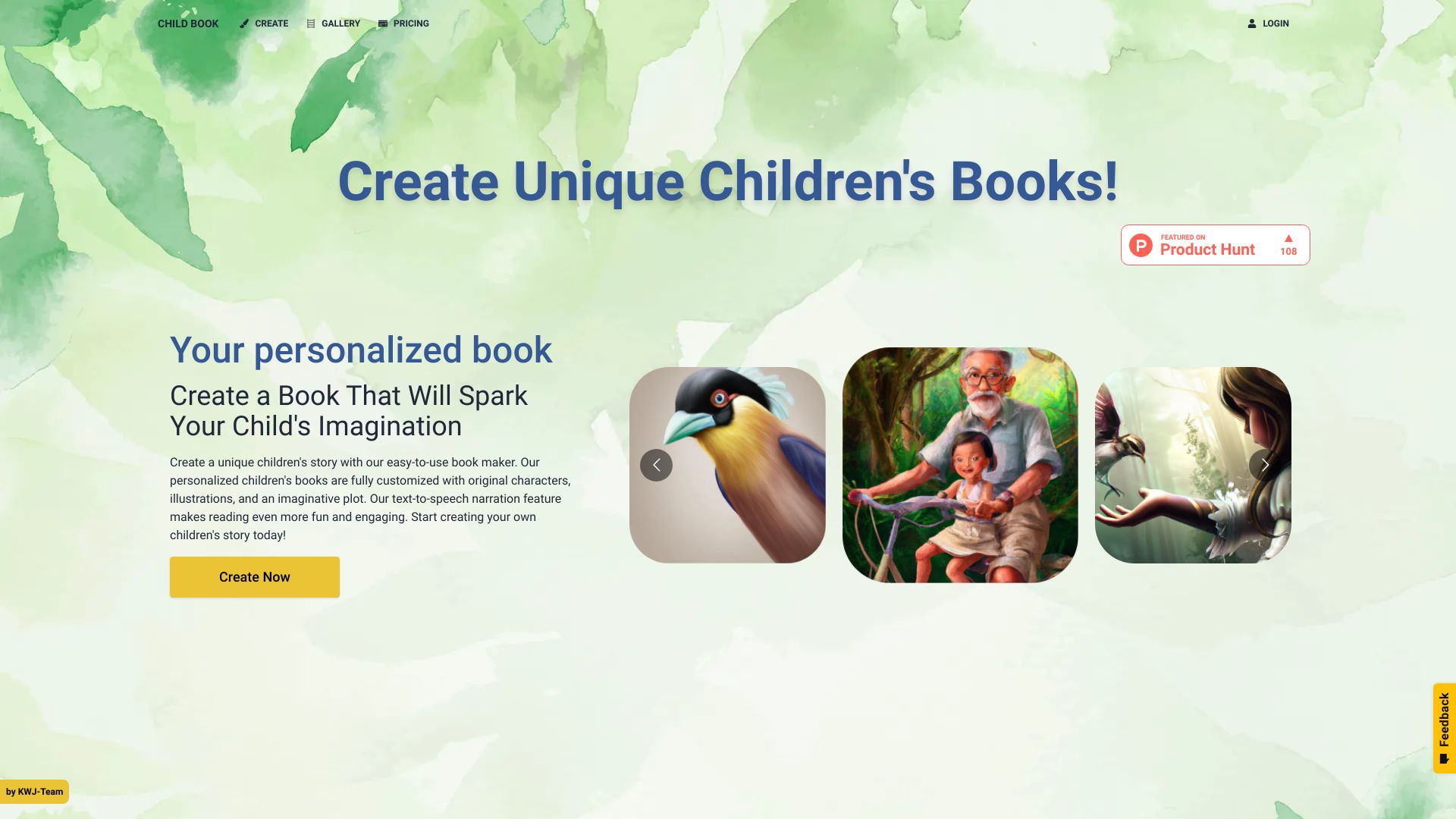Childbook.ai screenshot