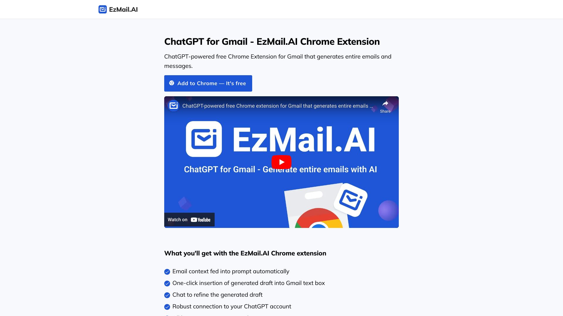 EzMail.AI screenshot