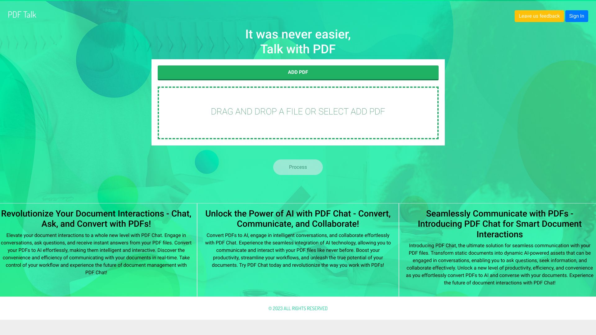 PDF Talk screenshot