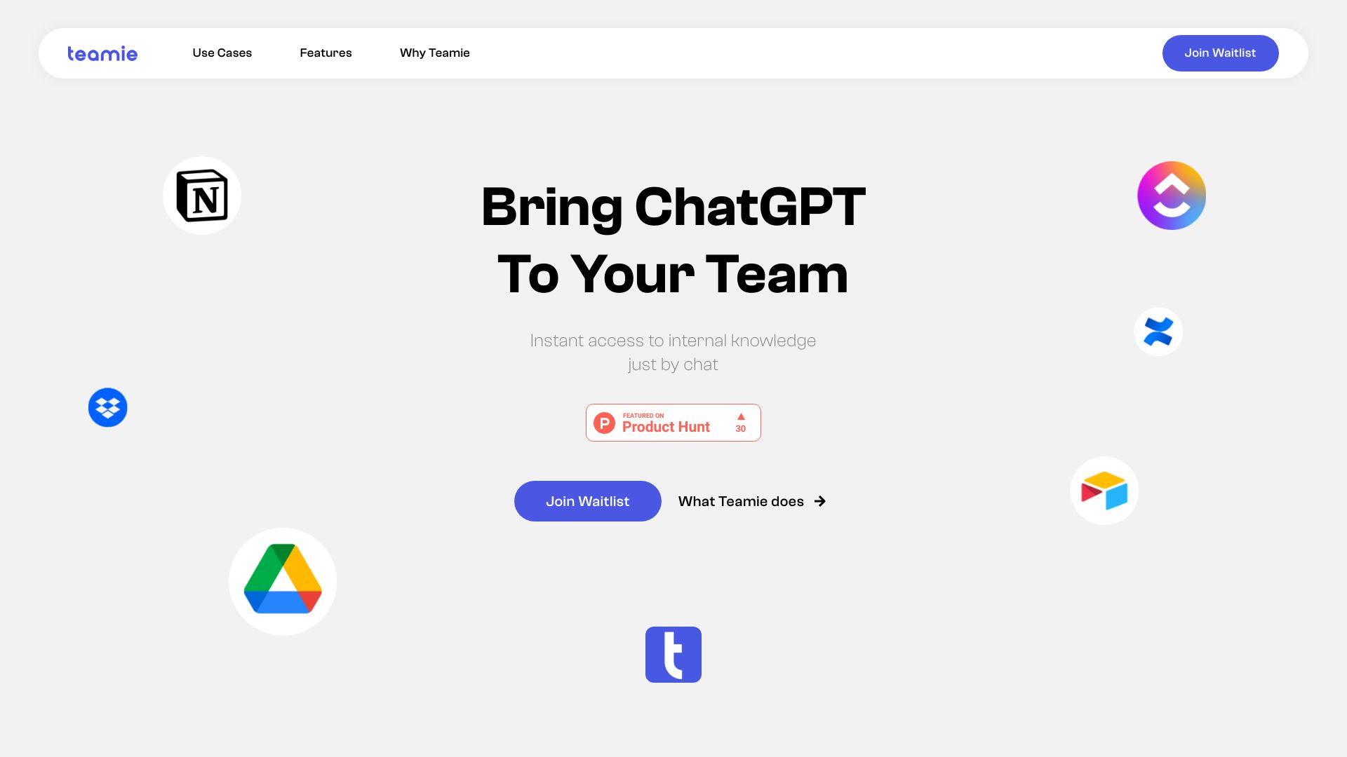 Teamie AI screenshot