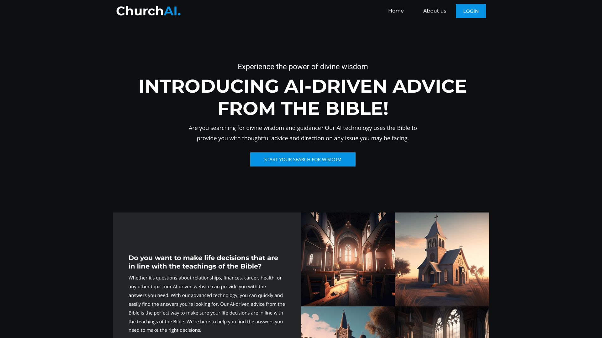 Church AI screenshot
