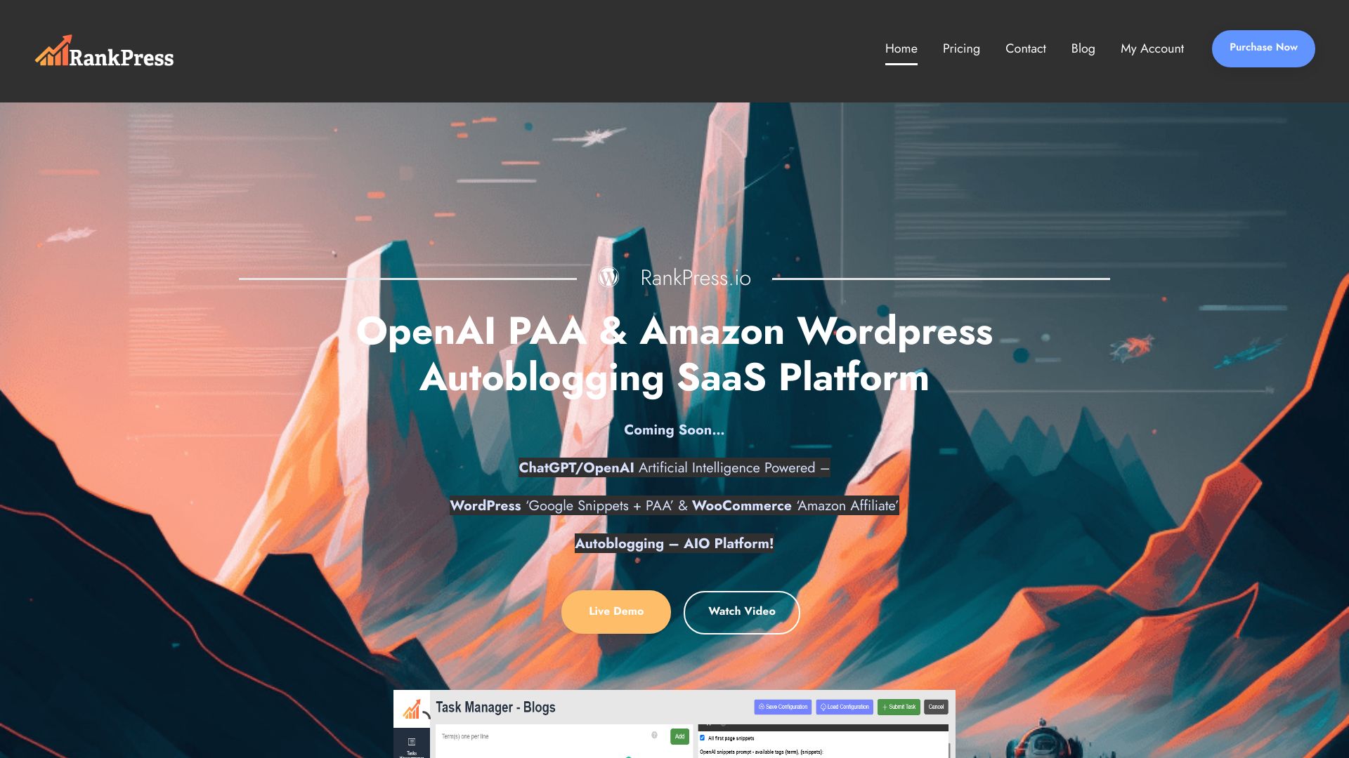 RankPress.io screenshot