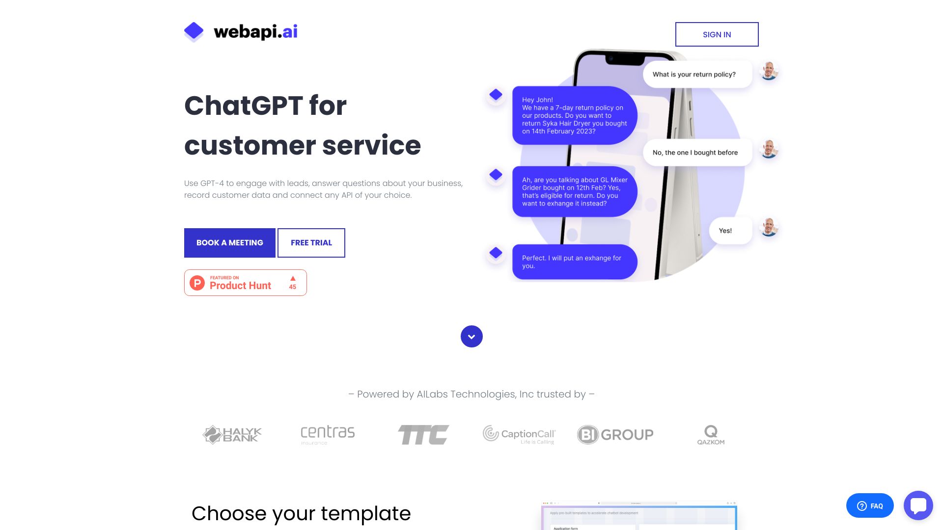 Webapi.ai screenshot