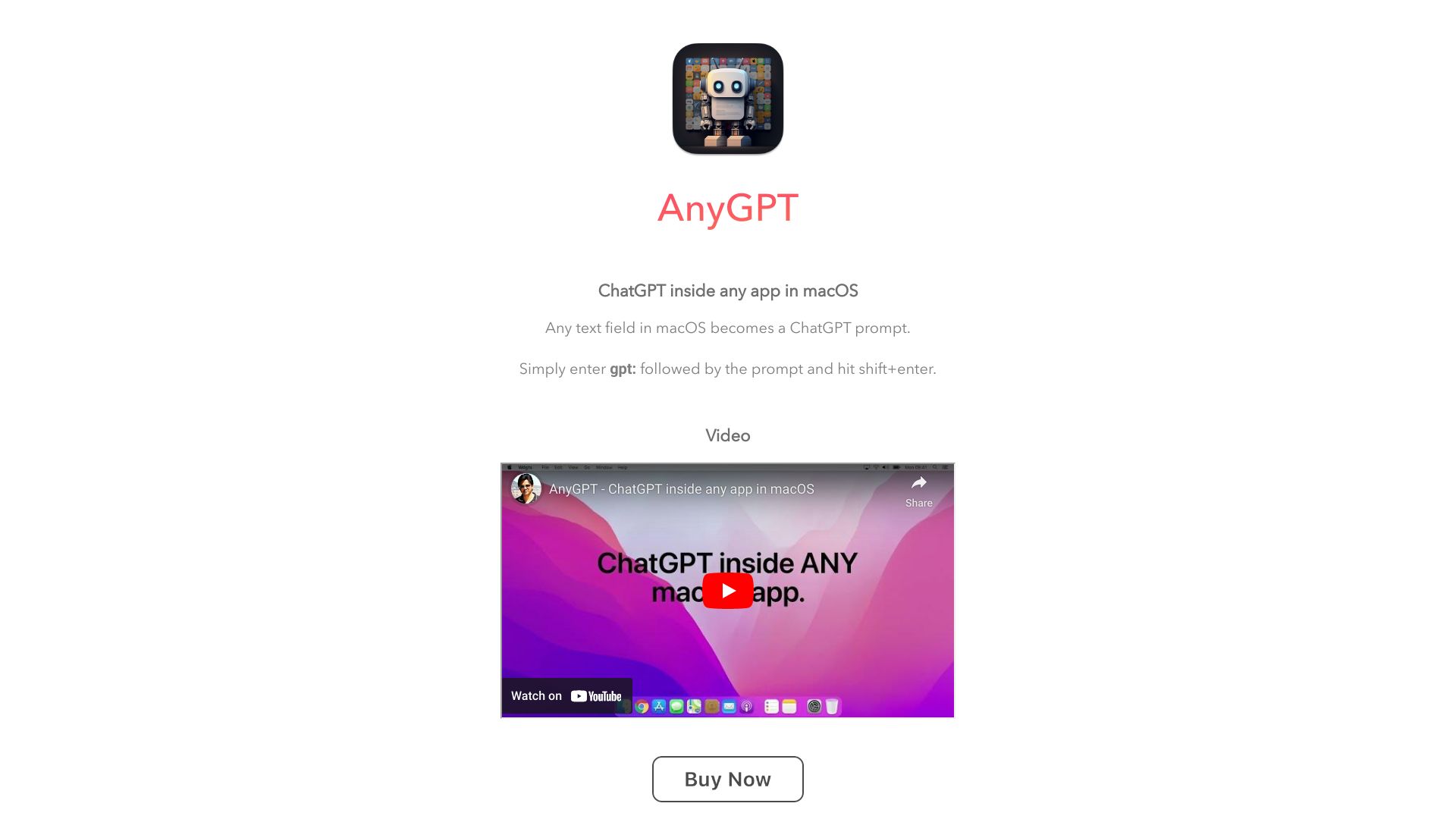 AnyGPT screenshot