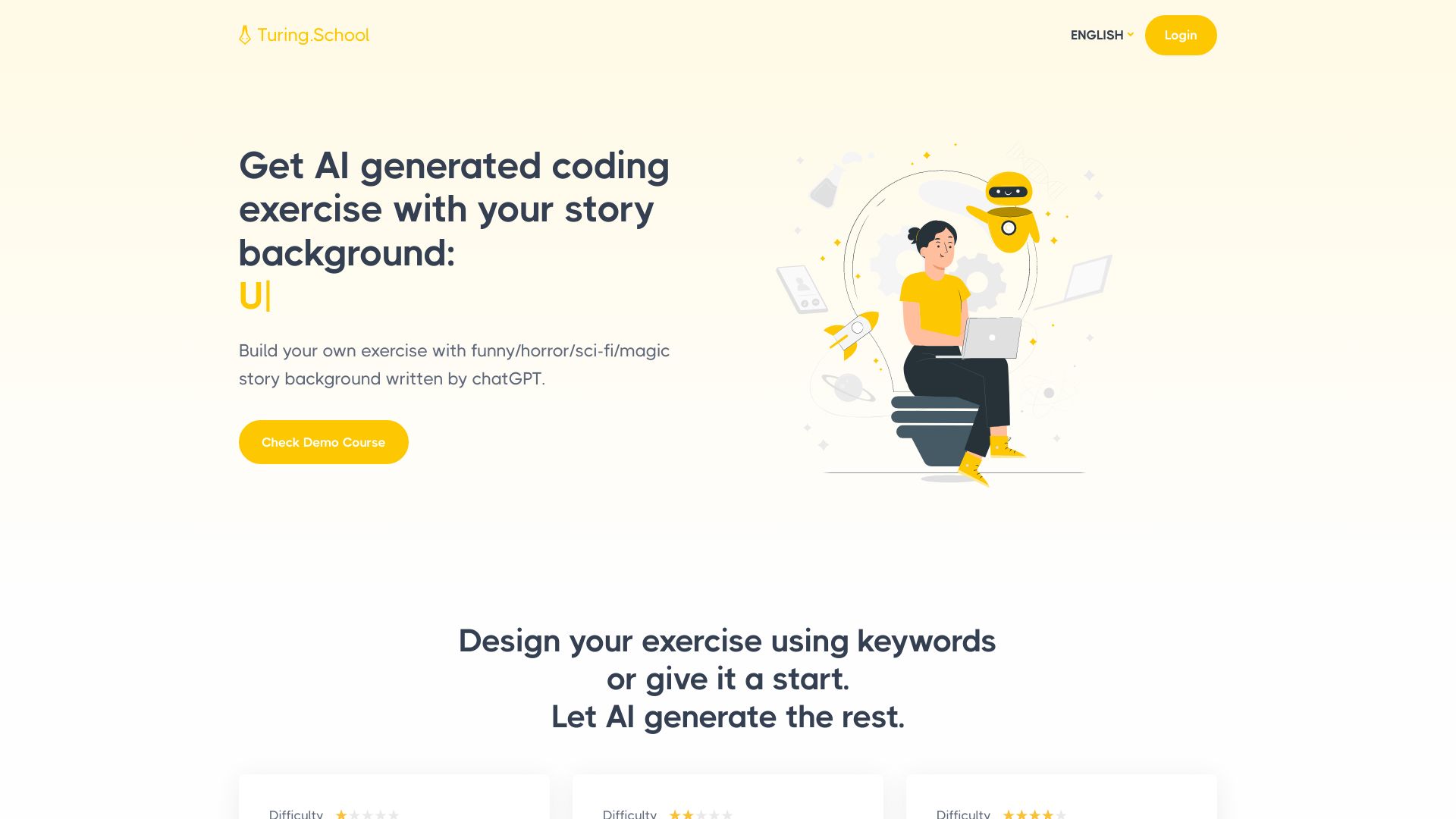 Turing.School screenshot