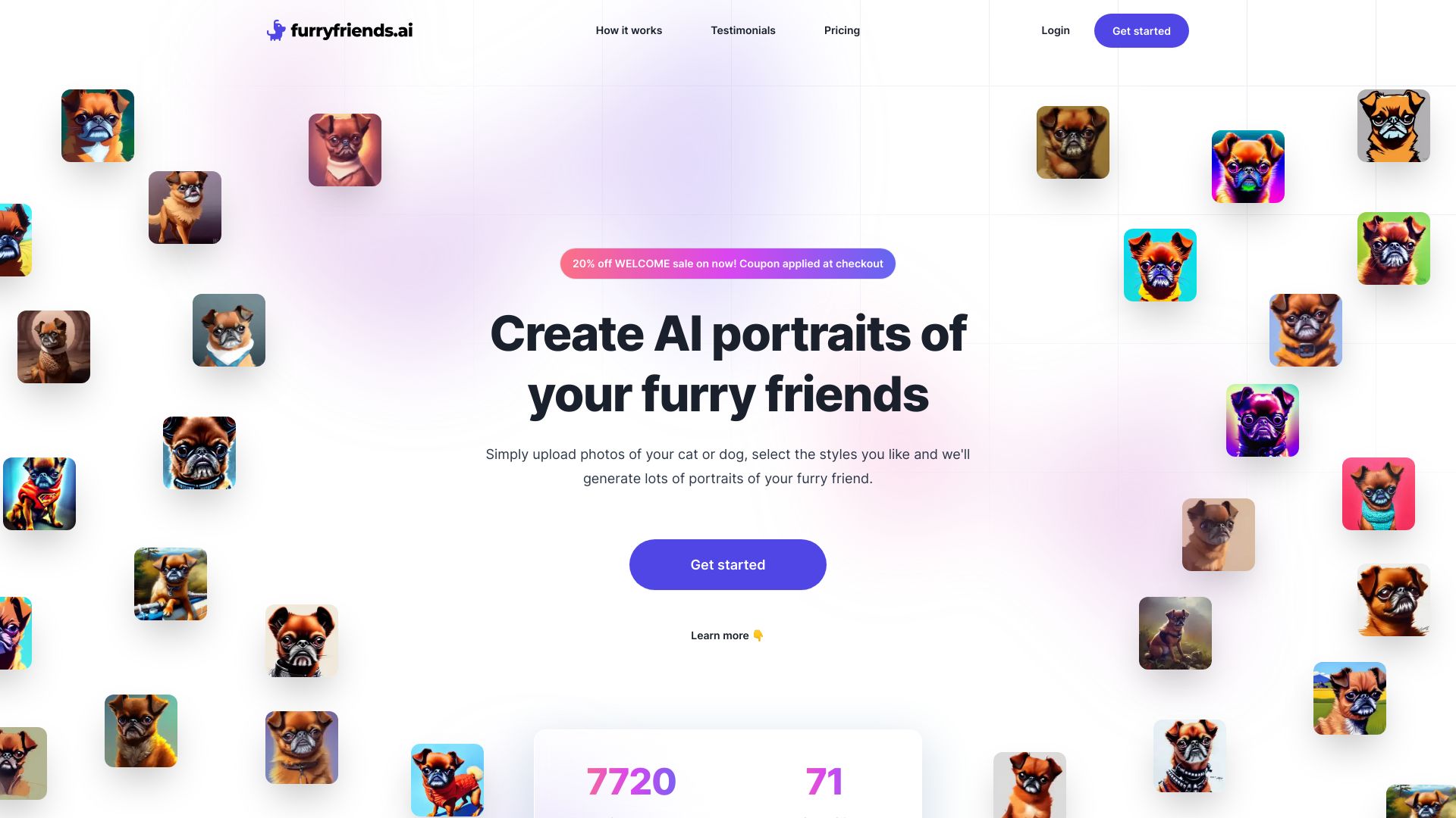 furryfriends.ai screenshot