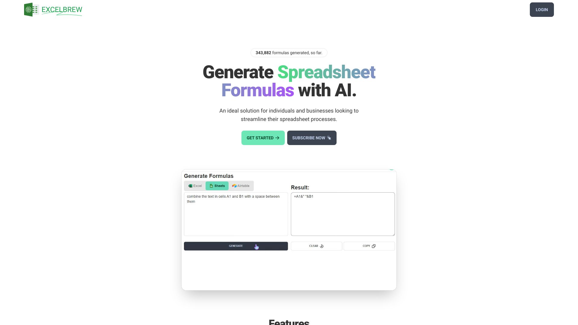 GPTExcel screenshot
