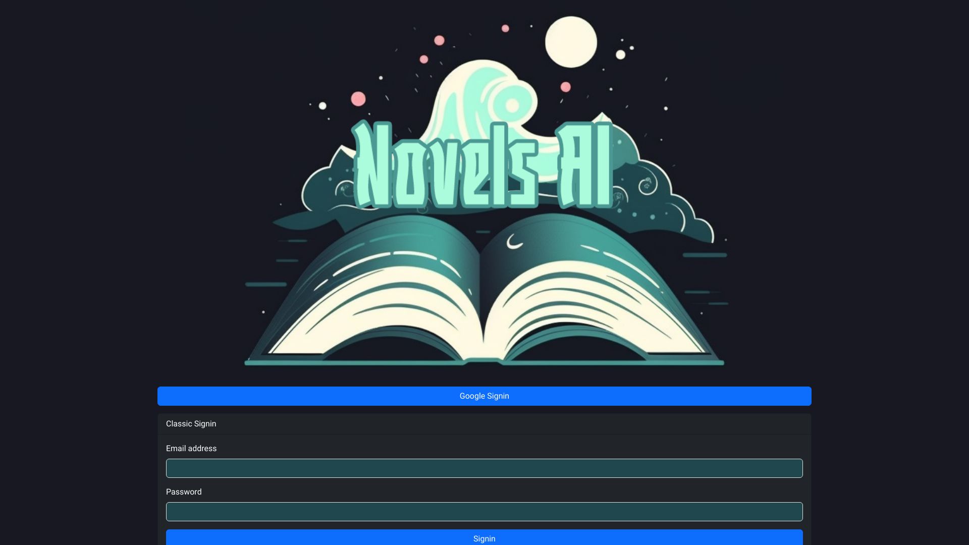 Novels AI screenshot