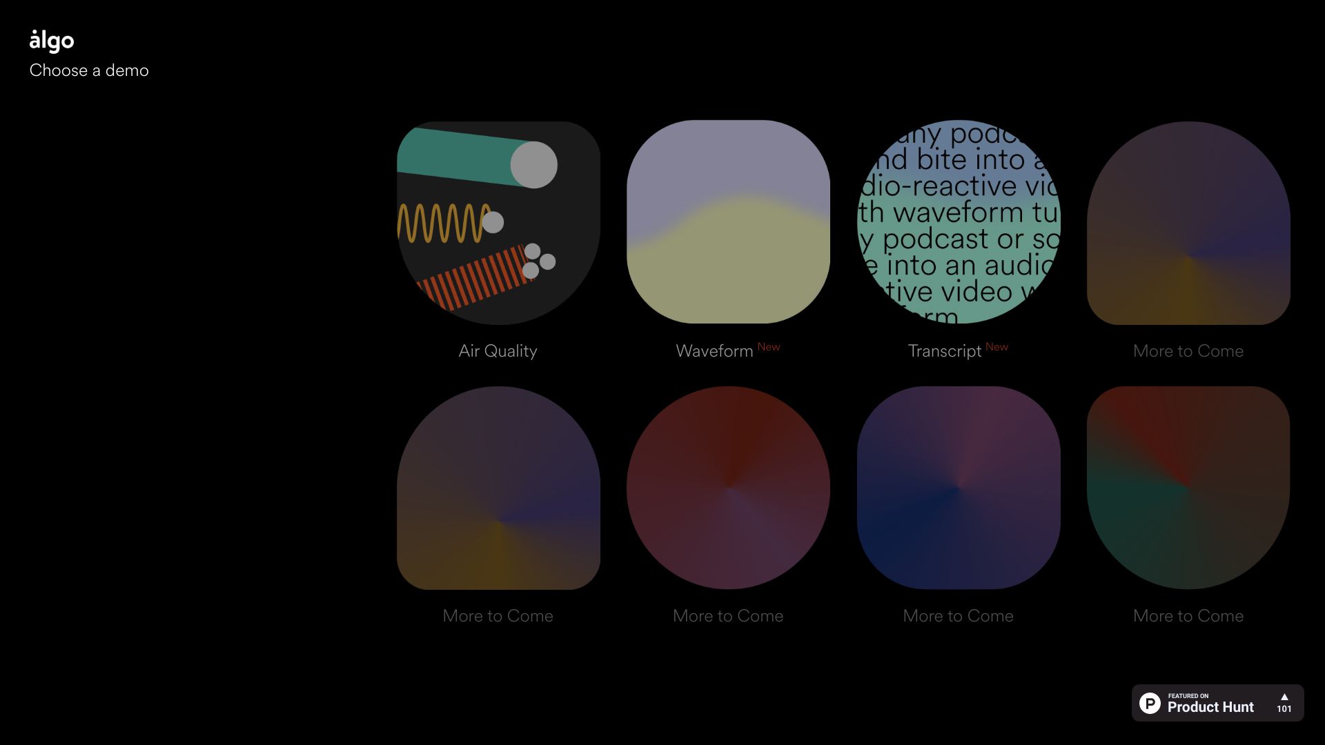 Algo screenshot