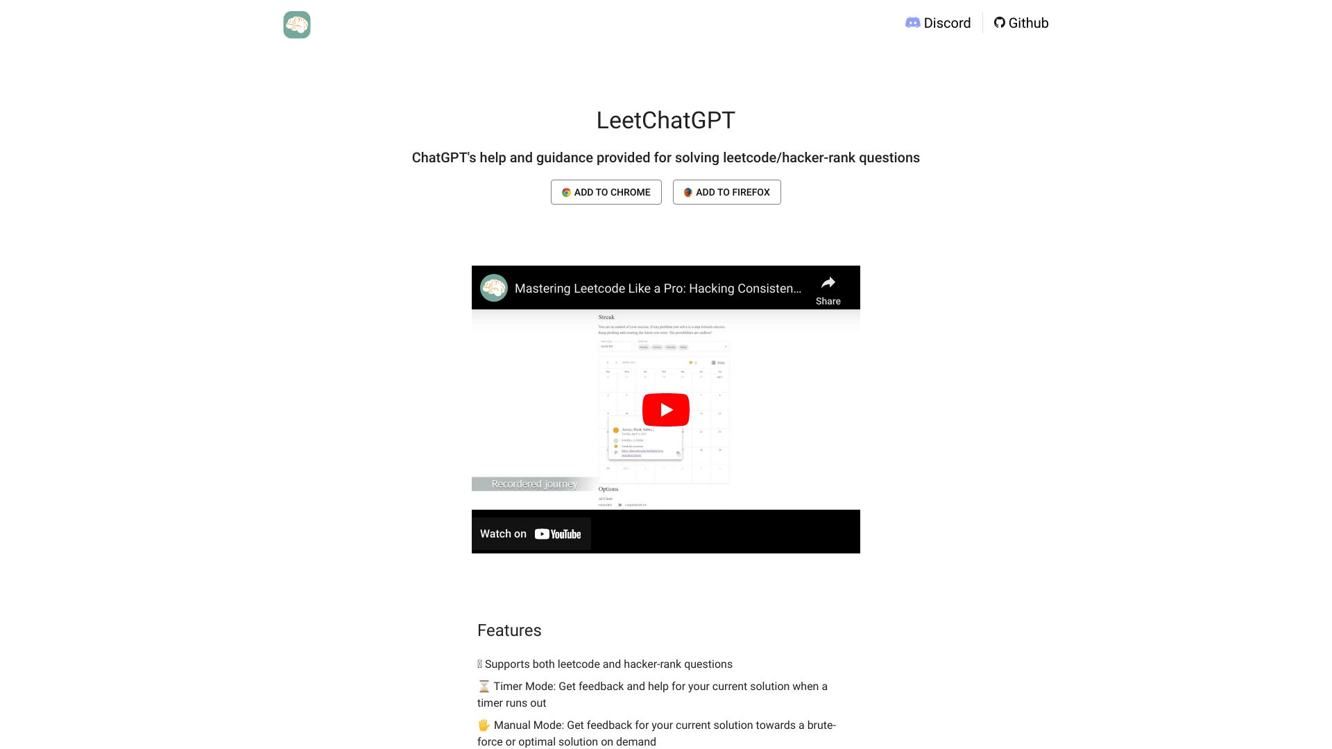 LeetChatGPT screenshot