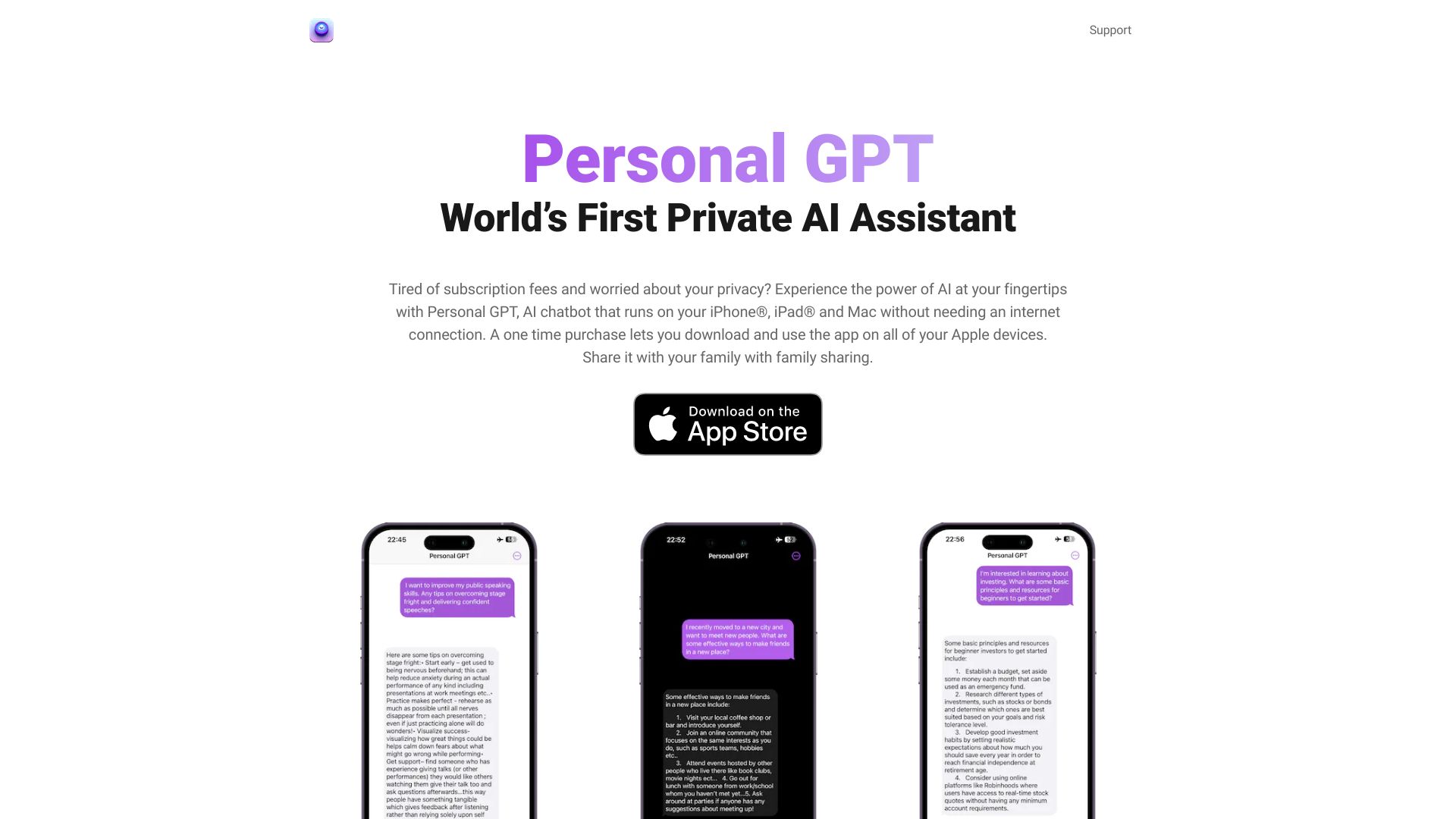 Private LLM screenshot