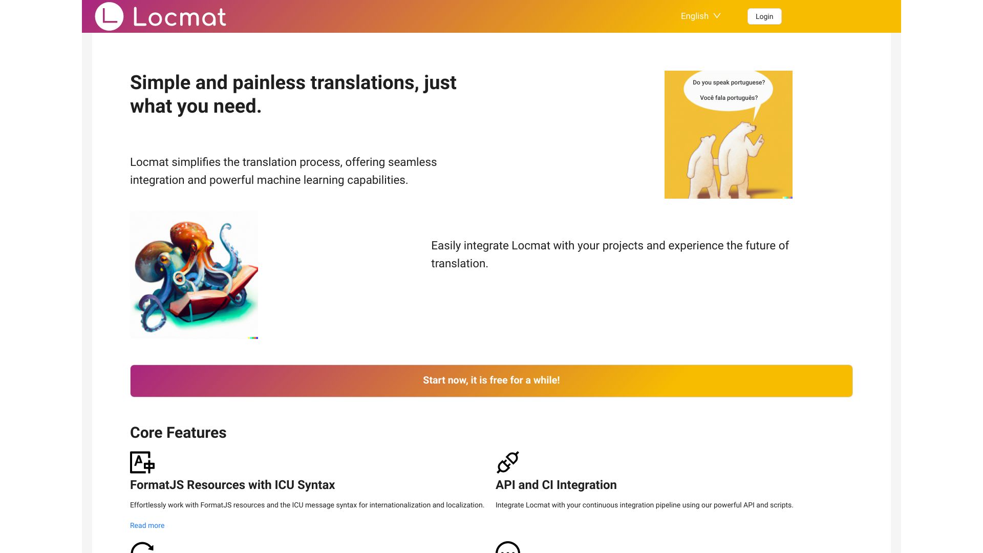 Locmat screenshot