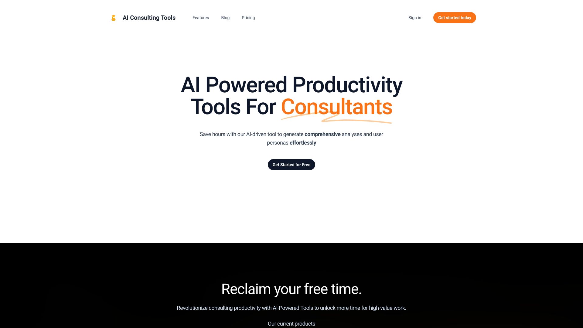 AI Consulting Tools screenshot