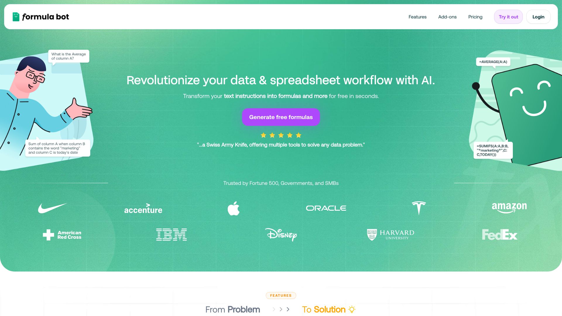 Formula Bot screenshot