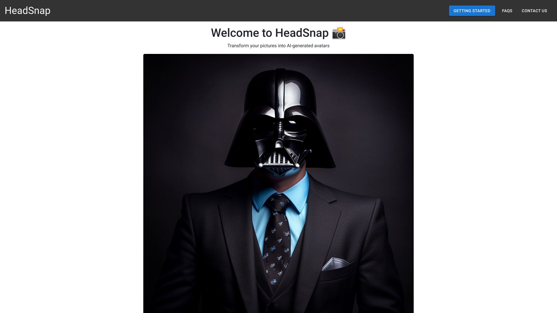 Headsnap screenshot