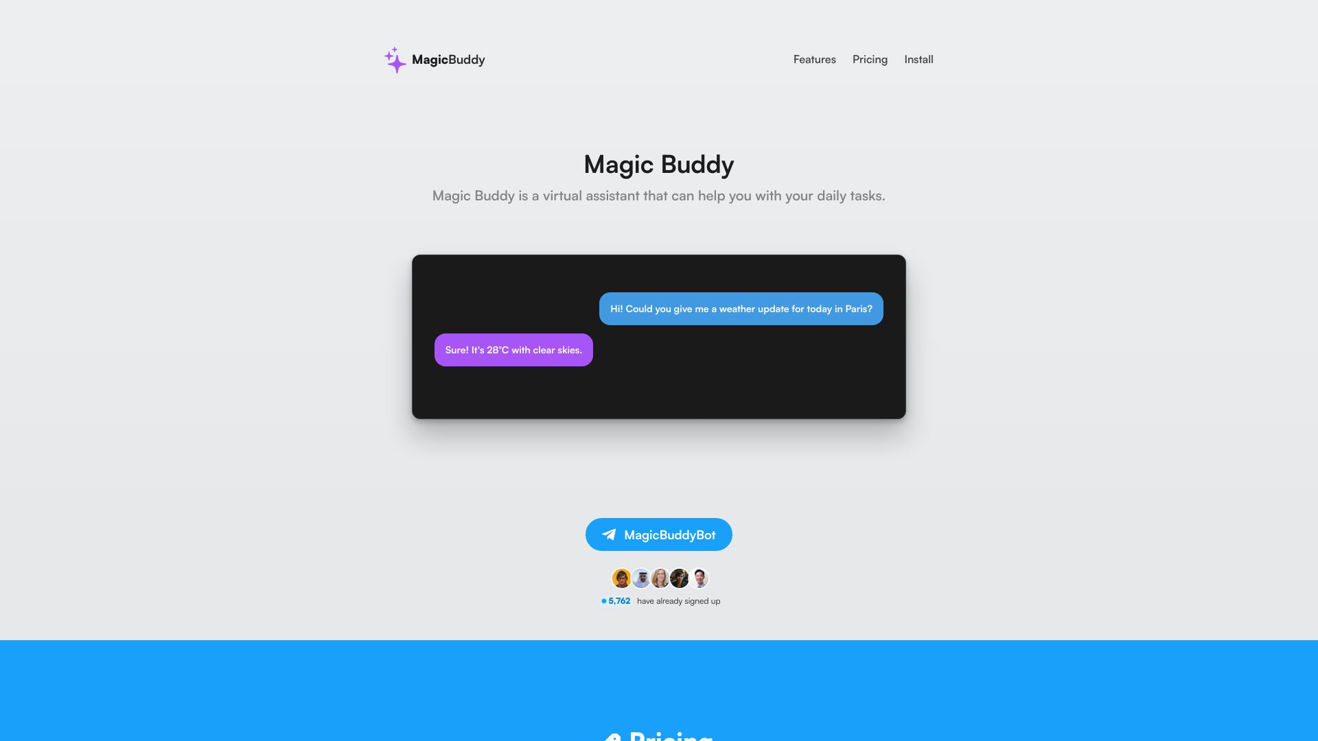 MagicBuddy screenshot