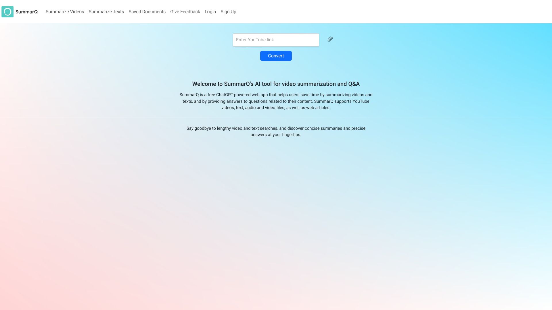 SummarQ screenshot