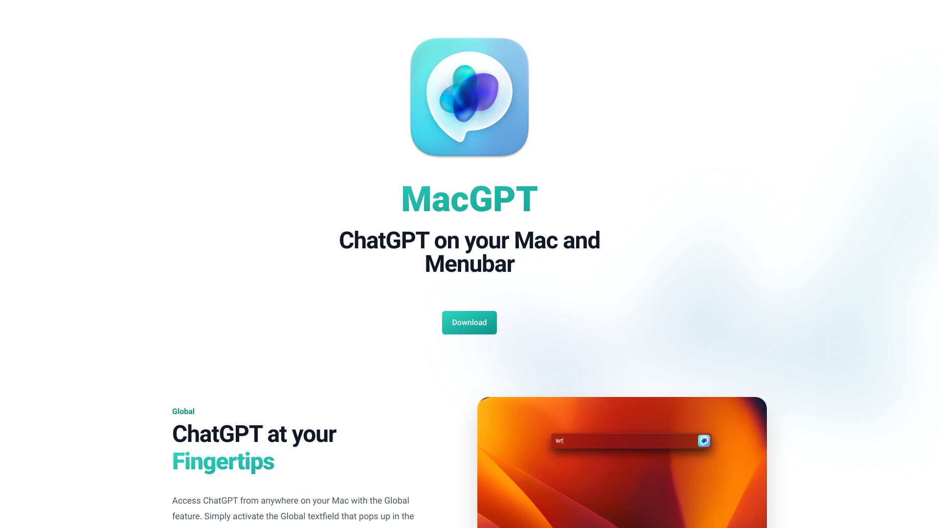 MacGPT screenshot