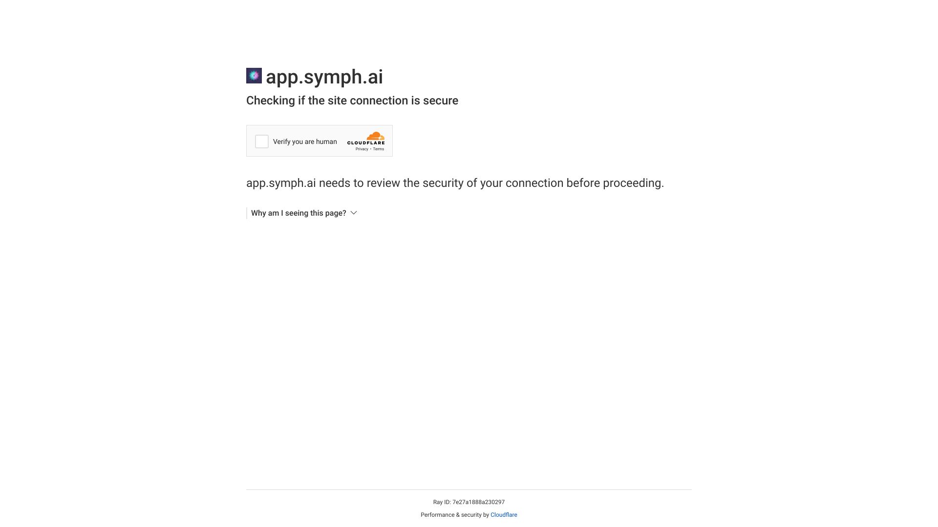 Symph AI screenshot