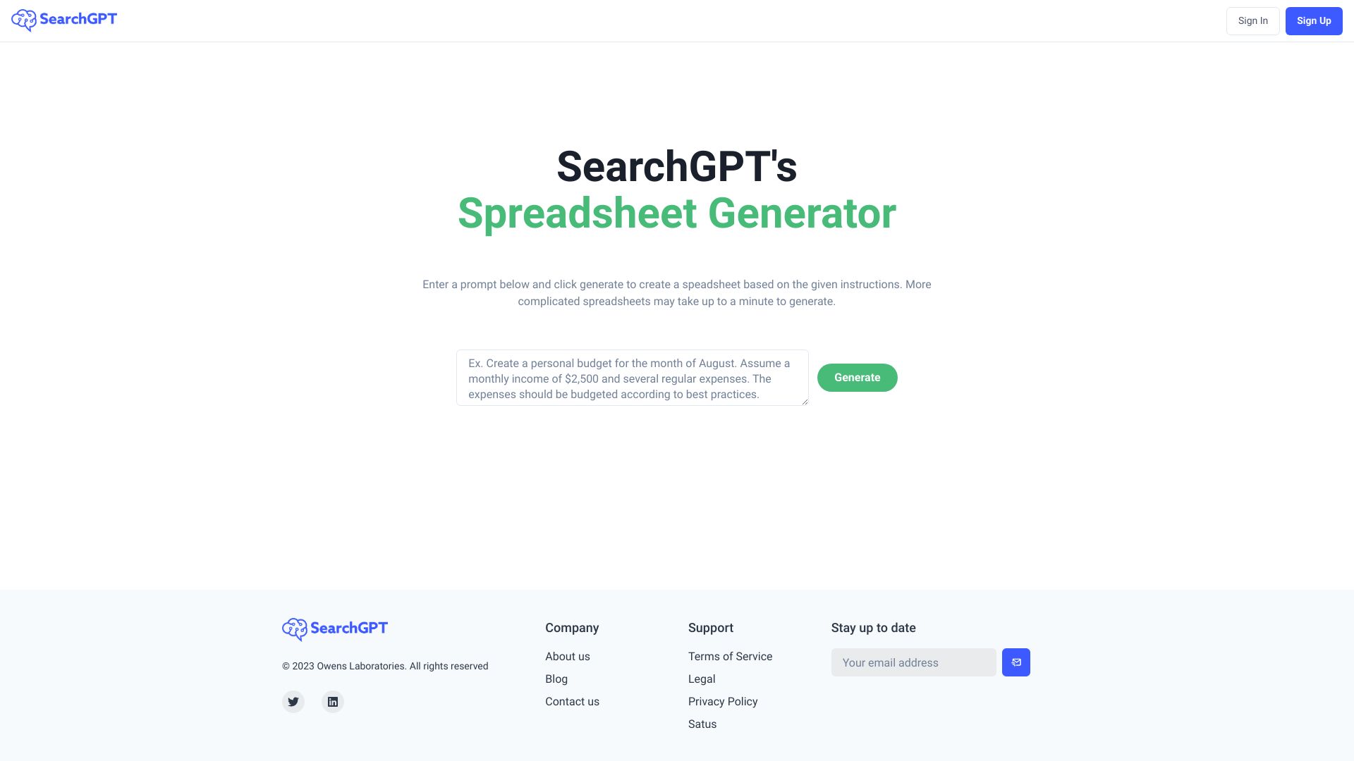SearchGPT screenshot