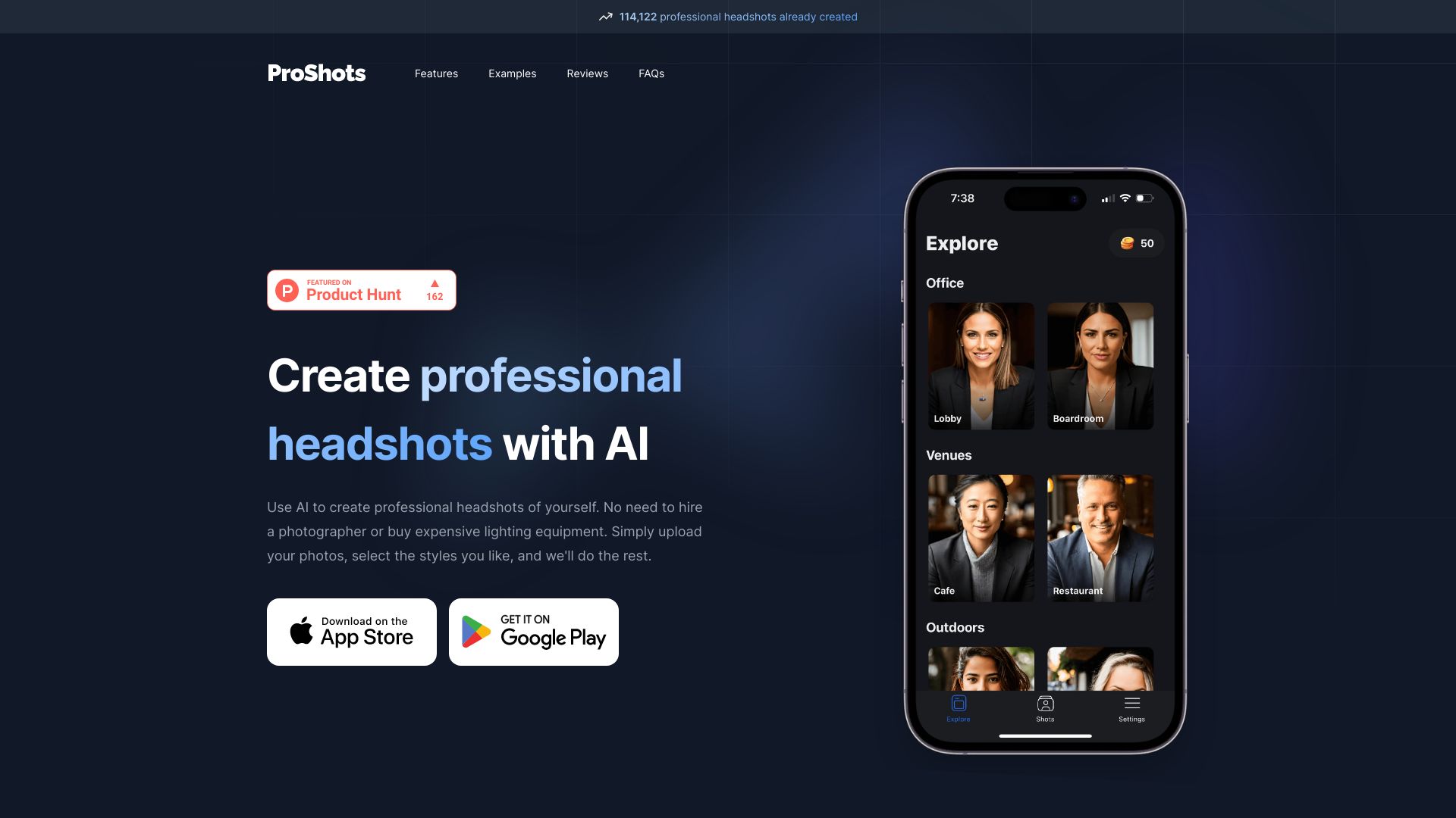 ProShots screenshot