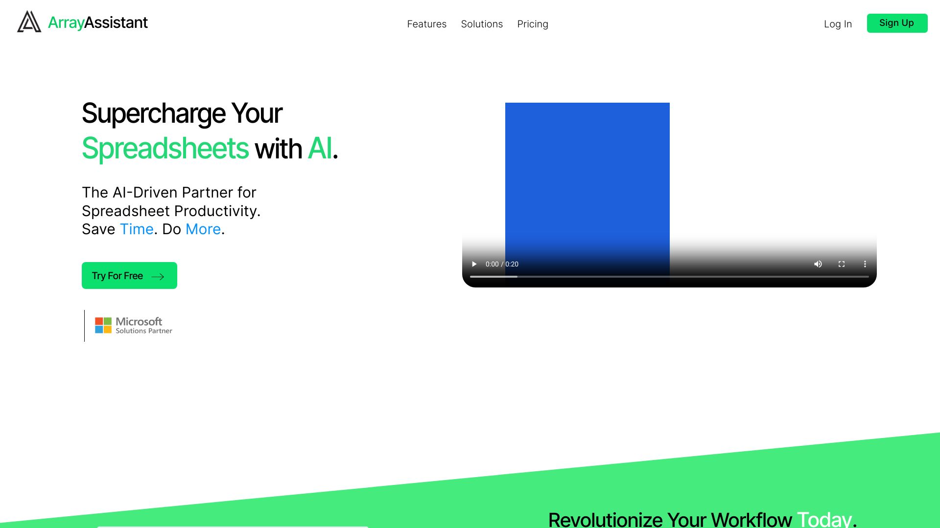 Array Assistant screenshot