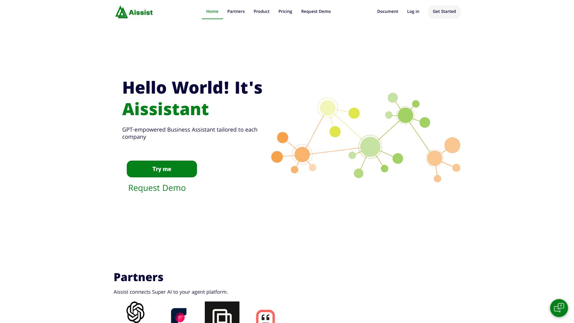 Aissist.io screenshot