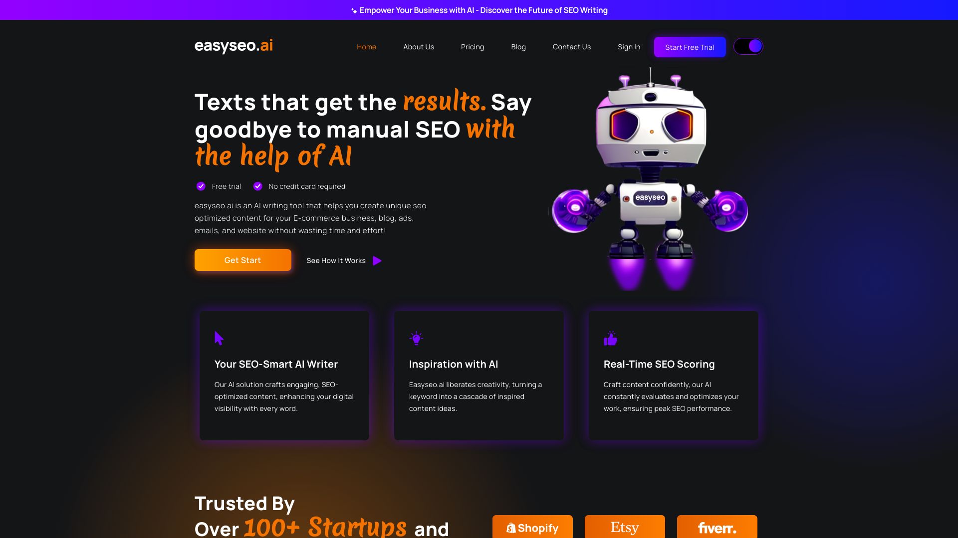 EasySEO.ai screenshot