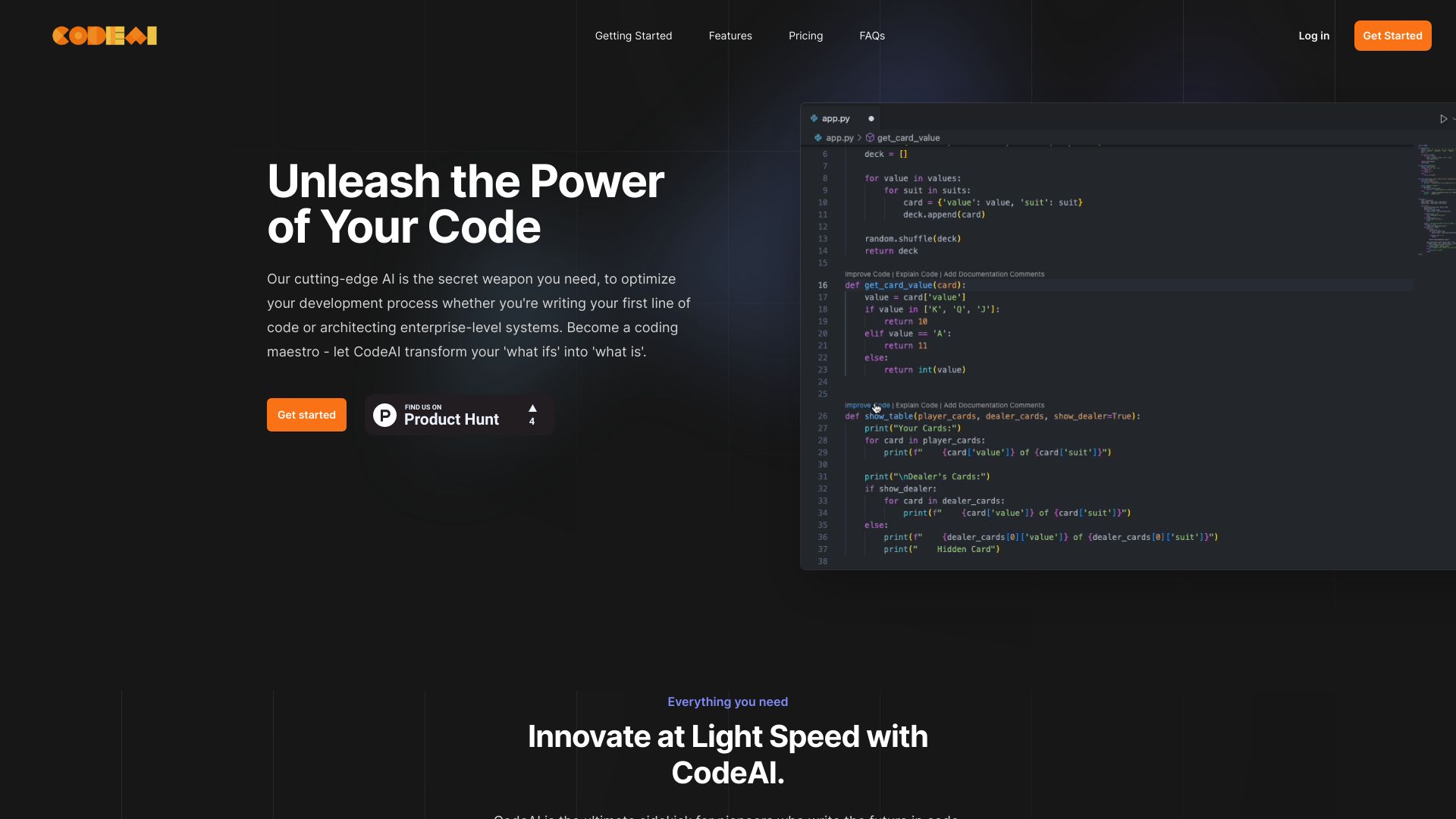 CodeAI screenshot