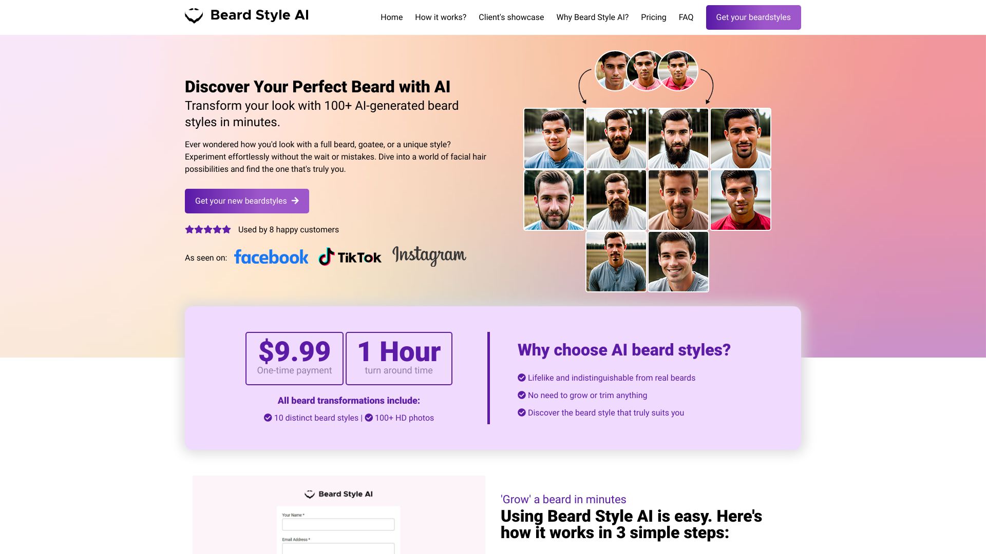 Beard Style Generator screenshot