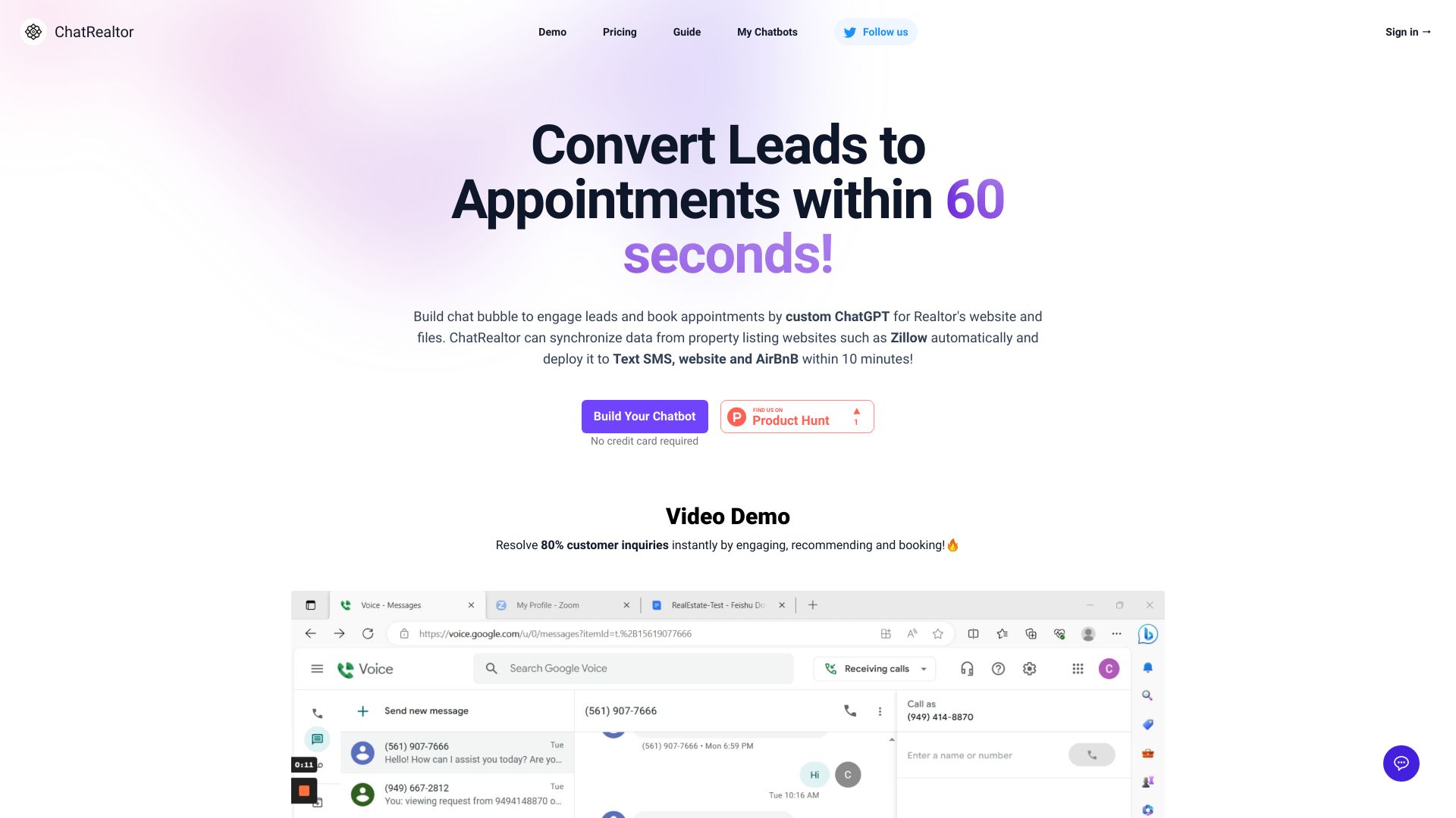 ChatRealtor screenshot