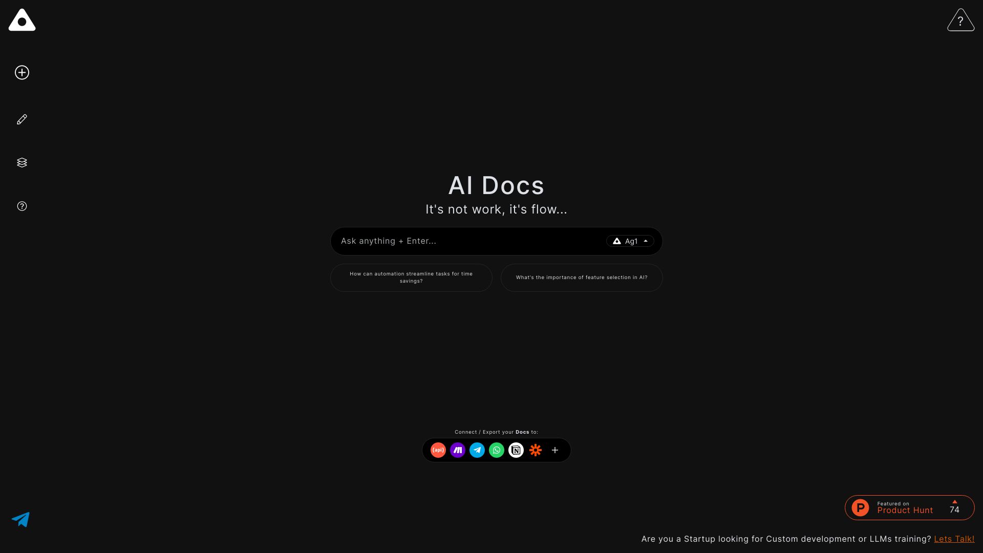 Ag1 Labs screenshot