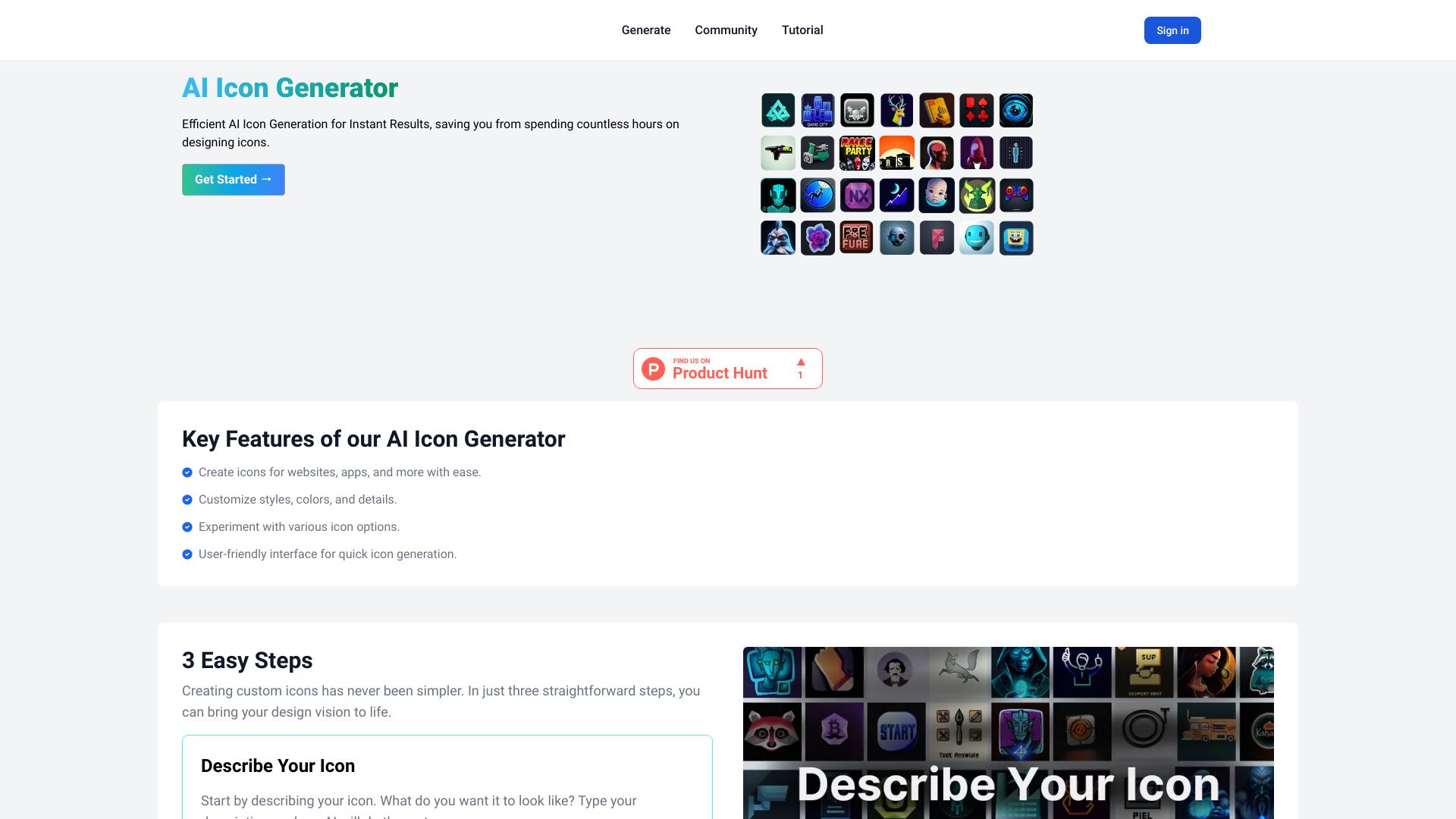 ThemeButler AI Icon Generator screenshot