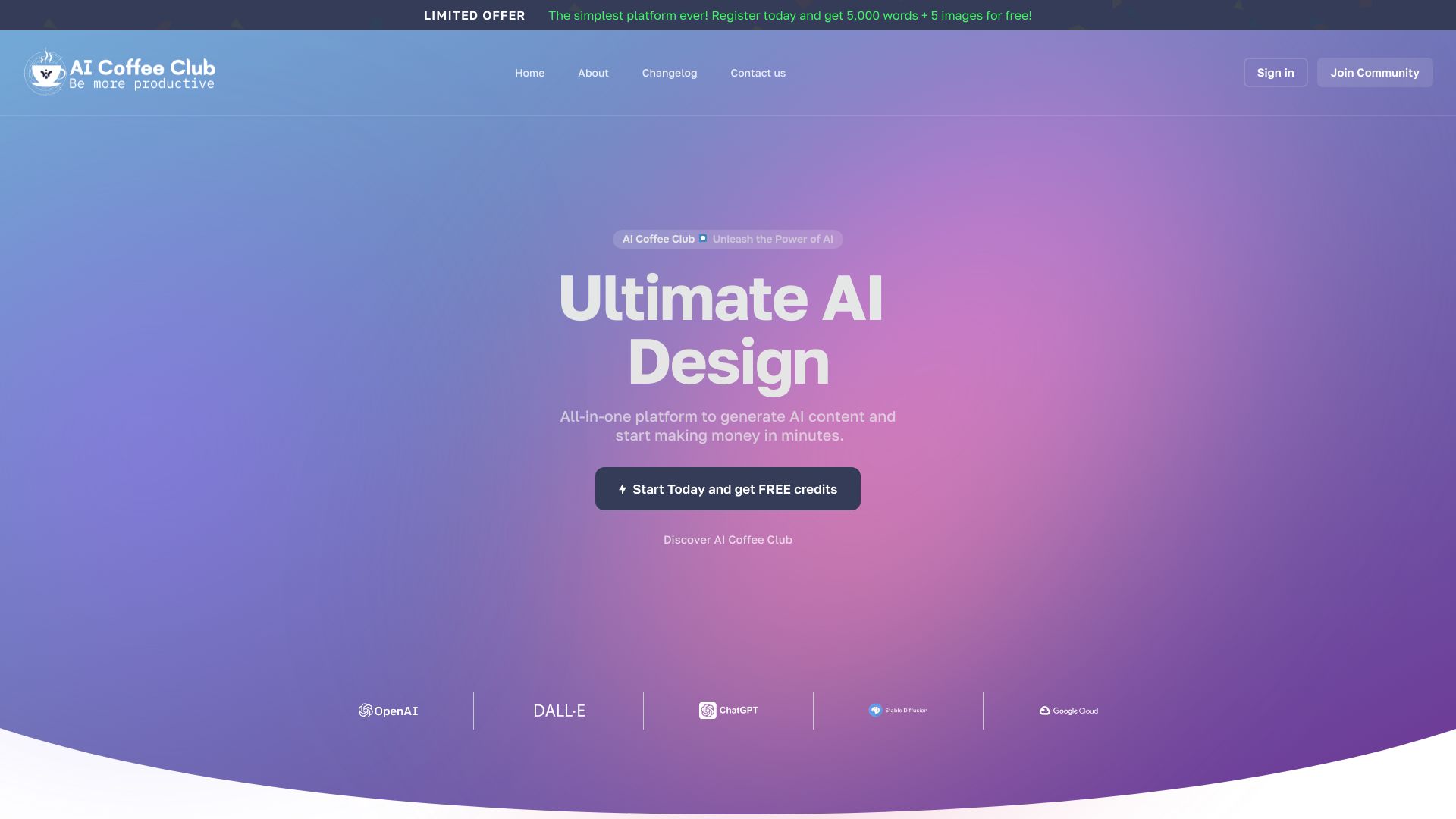 AI Coffee Club screenshot
