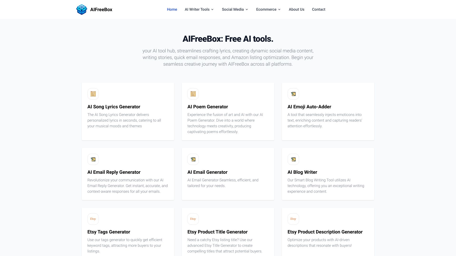 AIFreeBox screenshot
