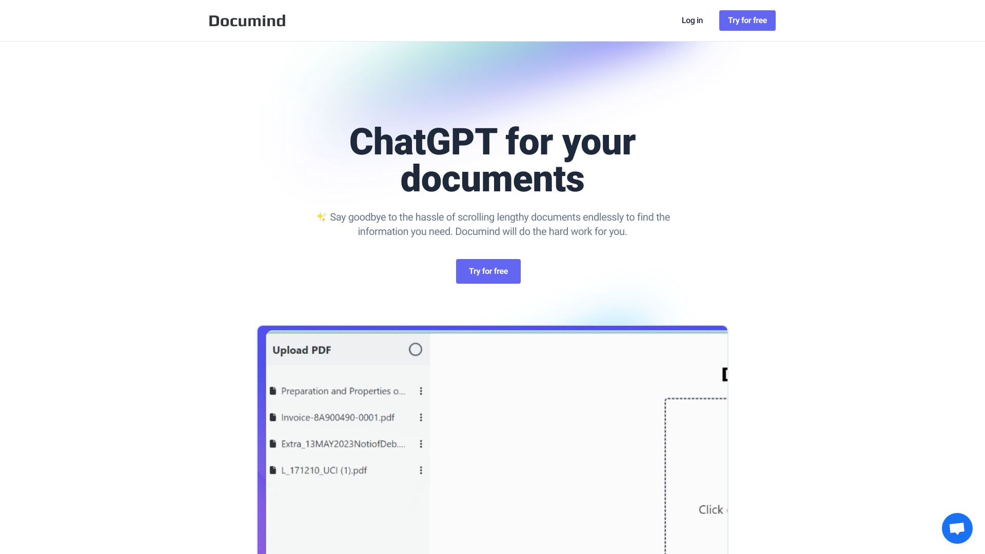 Documind screenshot
