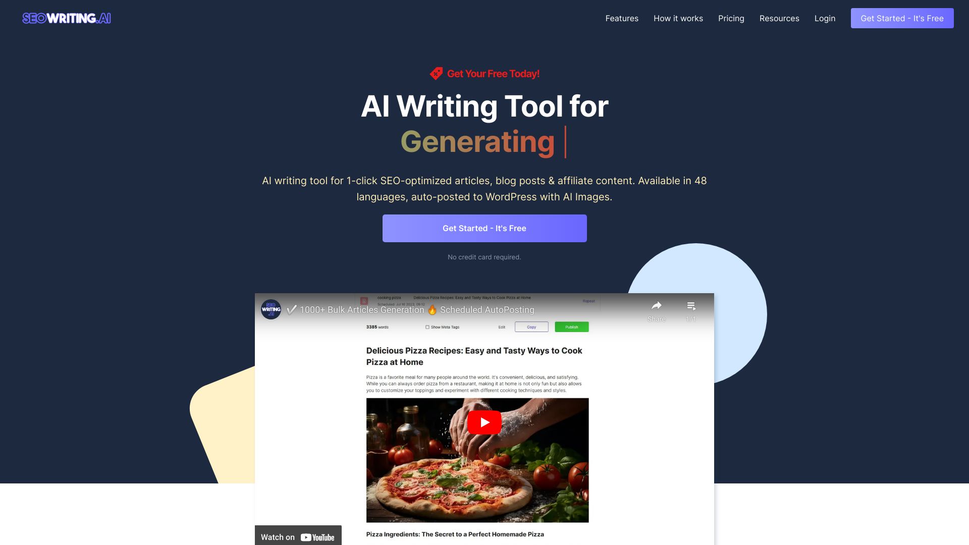 SEO Writing AI screenshot